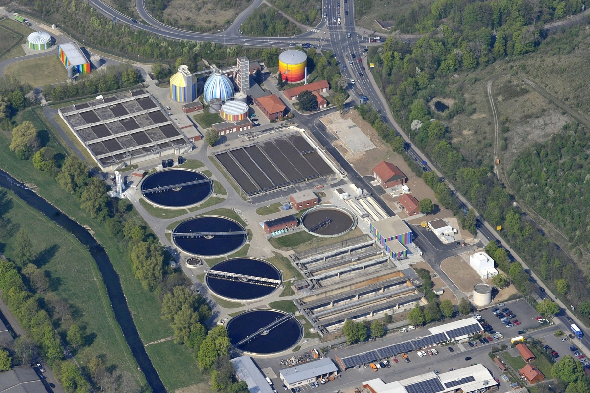 Luftbild der Göttinger Entsorgungsbetriebe&nbsp;&copy;&nbsp;Göttinger Entsorgungsbetriebe